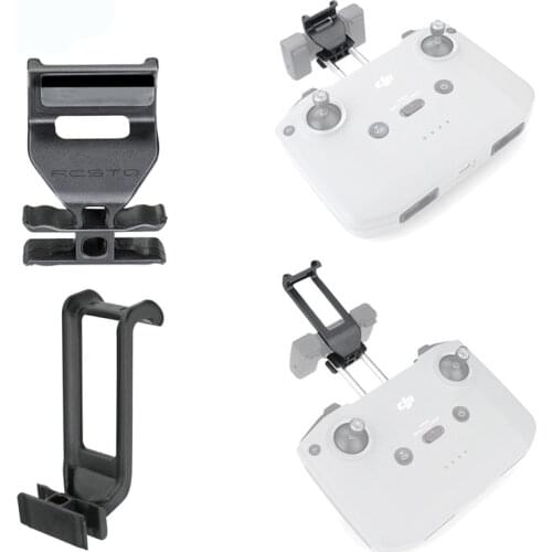 Tablet Phone Holder Adjustable Stand For DJI Mini 2 / Mavic Air 2 Drone Remote Control Quick Release Mobile Bracket Clip
