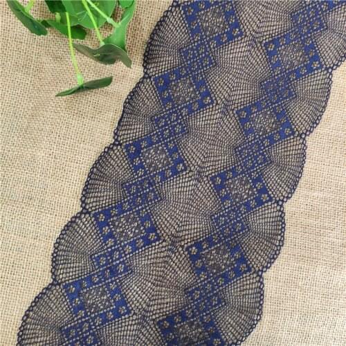 E2713 Dark Blue Clothing Lace Decoration DIY sewing supplies with handmade materials