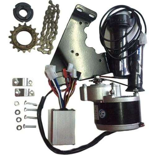 24V 250W Motor Controller Electric Bike Conversion Kit Flywheel Handle Motor Bracket Chain For 20-28 inch e-bike Bicycle kit