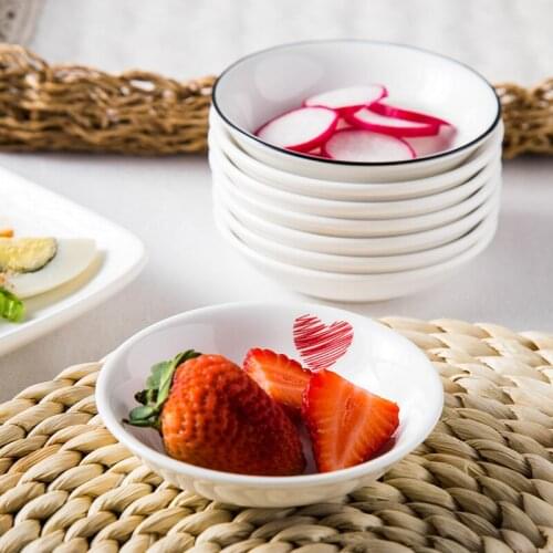 Seasoning Dish Creative Nordic Household Ceramic Snack Pepper Sauce Dipping Sauce Seasoning Tomato Dip Soy Sauce Vinegar Dish