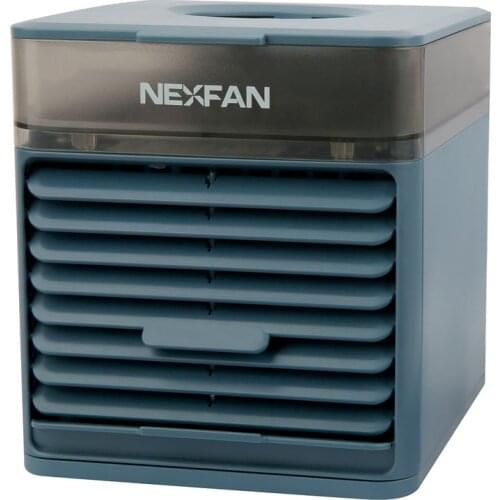 NEXFAN Portable Desk Air Cooling Fan Low Noise Multi-function Air Cooler LED Light USB Desk Fan 3 Speed USB Air Conditioner