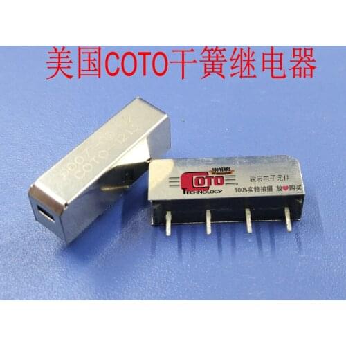 Original new 100% 9007-05-12 reed relay SIP dry reed 5V coil withstand voltage 1.5kV normally closed with magnetic shield