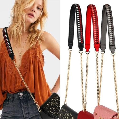 AL Bag Strap Luxury Purse Chain Strap for Crossbody Shoulder Strap Wide Shoulder Bag Strap Woven Bag Accessories Correa Bolso