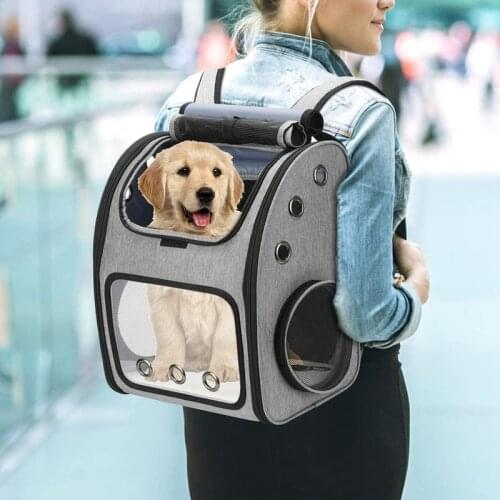 Pet Carrier Backpack for Cats, Dogs and Small Animals, Portable Pet Travel Carrier, Super Ventilated Design, Traveling