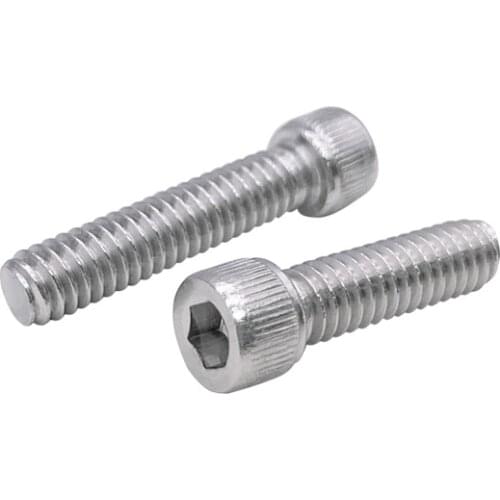 Allen bolts hex socket head cap screw 3/8-24 size inch male hexagon screws UNF full thread knurled drive type pitch 6pcs
