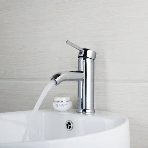 Soild Brass Single One Handle/Hole Bathroom Lavatory Laundry Vanity Wash Basin 8340/1 Deck Mounted Sink Tap Mixer Faucet