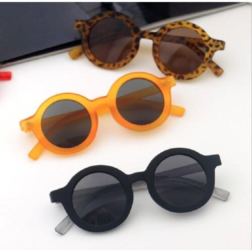 Kids Retro Sunglasses Boys Girls Big Fashion new Frame Sun Glasses uv400 Trends Designer Children Shades
