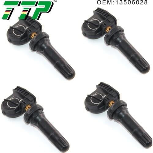 TTP 4PCS 13506028 TPMS Car Tire Pressure Sensor Monitoring Valve System for OPEL Astra Insignia Cors 433MHZ