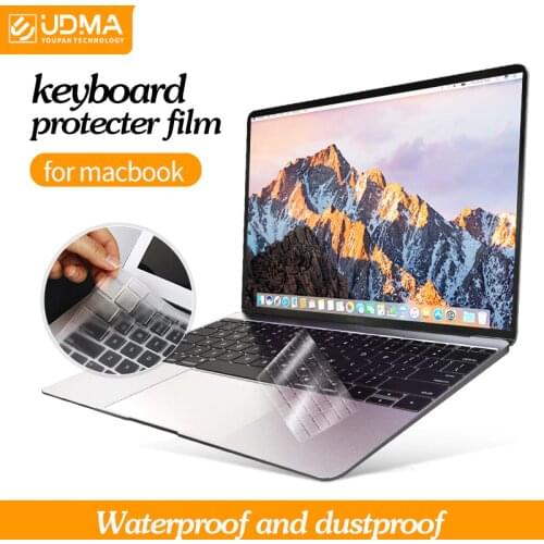UDMA US EU Type TPU Clear Thin Keyboard Cover For Macbook Pro air 13 15 16 A2237 2238 2289 2251 2141 keyboard Protective Film