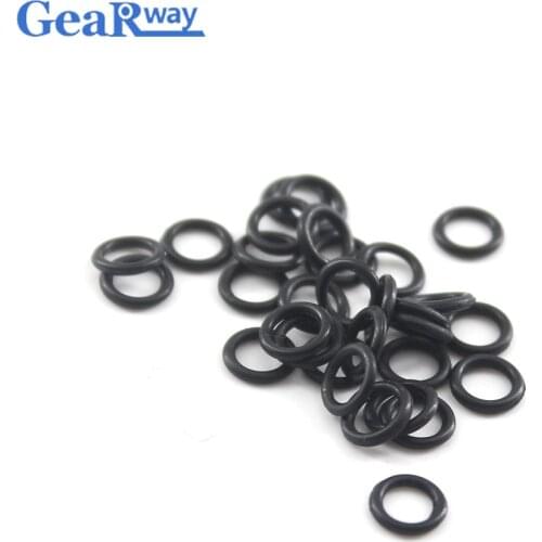 Gearway Black NBR O Ring Seal 2mm thickness O Type Ring 6.5/7/8/8.5/14/15mm OD 70 Hardness O Ring Sealing Gasket
