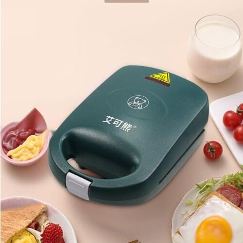 Waffle machine, sandwich machine, multifunctional breakfast heating machine, mini cake machine, electric baking machine
