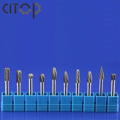 1Pcs Milling Cutters Grinder Drilling Tool Tungsten Carbide Cutter Rotary File Woodworking Polishing Head For The Mill