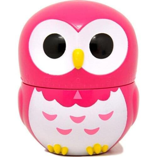 1Pc Kitchen Timer Owl Model 60 Minutes Mechanical Kitchen Cooking Timer Clock Loud Alarm
