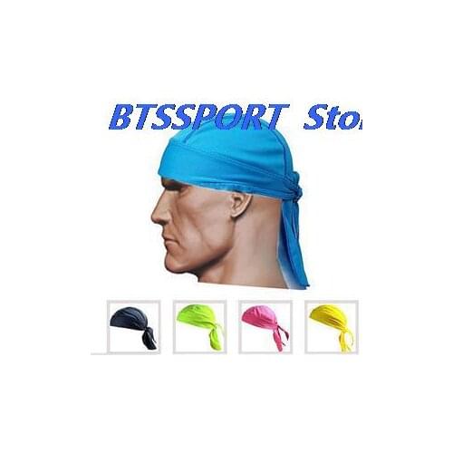 1Pc Outdoor Sports Quick Dry Cycling Cap Headscarf Headband Bicycle Cap Men Riding Bandana Pirate Hat