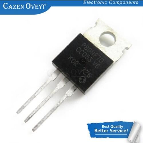 10pcs/lot STP80NF70 P80NF70 80NF70 TO-220 new original In Stock