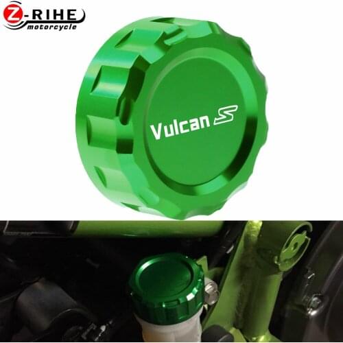 For Kawasaki Vulcan S VN650S 650 2015- Motorcycle accessories Aluminum CNC Customized Rear Brake Fluid Reservoir Cover Cap parts