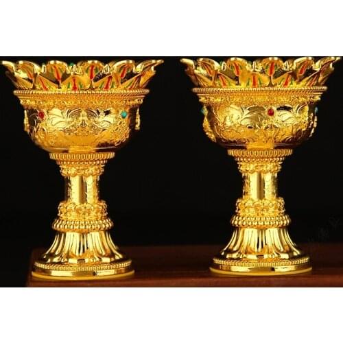 Religious Activities Butter lamp holder Buddhist supplies with retail package