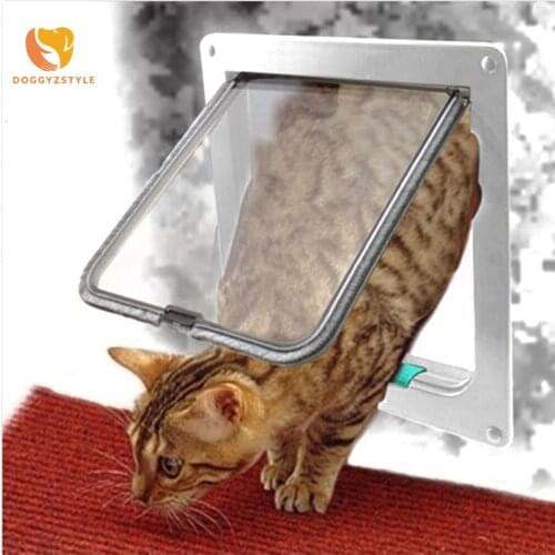 ABS Material Cat door Cat Hole Dog Door Dog Hole Door Two-way Access Pet Door Four Functions Wholesale Retail