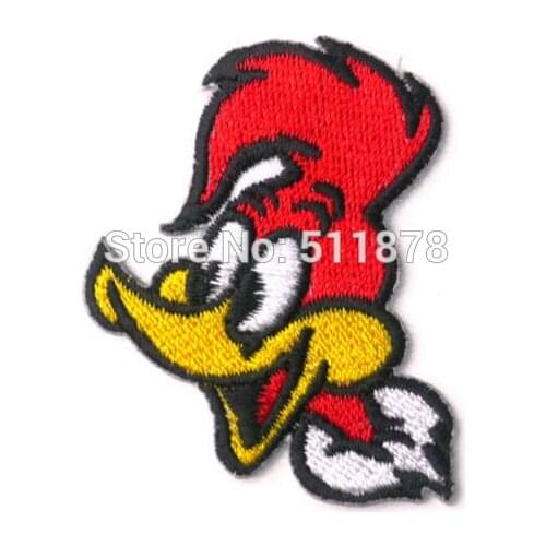 Red Bird Cool Movie TV Series Costume Cosplay Embroidered Emblem iron on patch Baseball Cap Badge