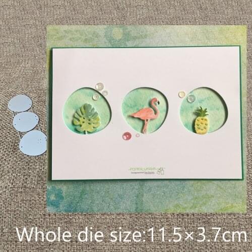 XLDesign Craft Metal Cutting Die leaf flamingo pineapple circle decoration scrapbook Album Paper Card Craft Embossing die cuts