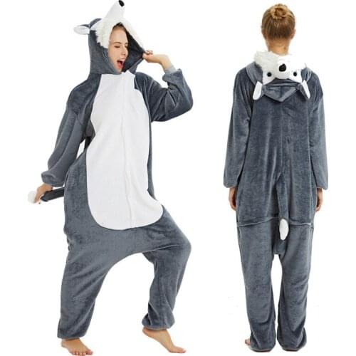 2020 New Kugurumi Pajamas Set кигуруми Onesie Christmas Family Cartoon Sleepwear Women Flannel Animal Demon Bat Pyjamas Hooded