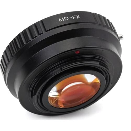 Pixco Speed Booster Focal Reducer Lens Mount Adapter Ring for Minolta MD Lens to Fujifilm X mount Camera X-E4 X-T4 X-T200 X-S10