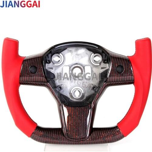 Fit For Tesla Model3 Model Y 2016-2020 Steering Wheel Customized Sport Yoke Wheel