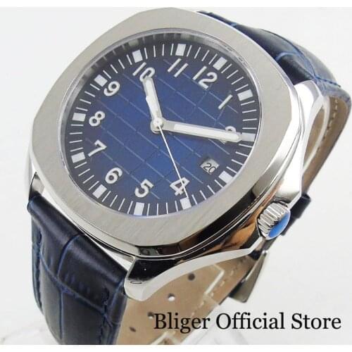 Luxury Mens Watch Sapphire Crystal 39mm Automatic Wristwatch Nologo Dial With Date Window