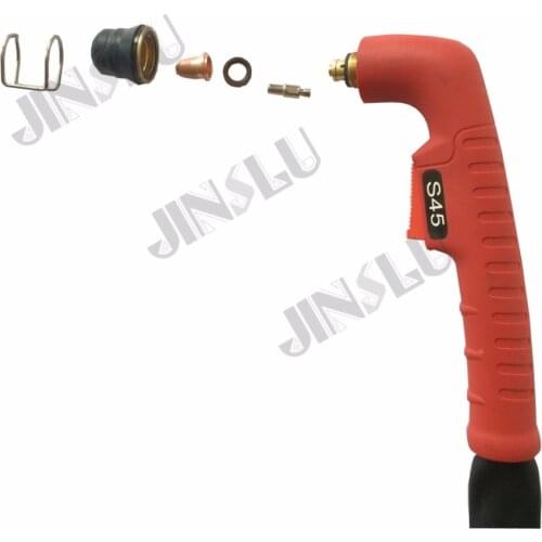 S45 Air Plasma Cutting Torch Body Red Handle