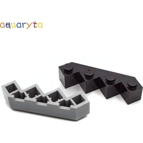 Aquaryta 20pcs Facet 4x4 Building Blocks Parts MOC Brick Compatible with 14413 DIY Education Creative Toys for Teens