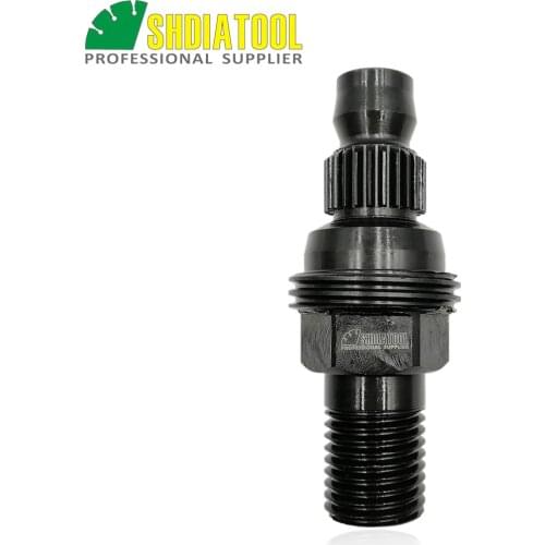 SHDIATOOL 1pc Hilti Drill Bit Adapter - Quick Disconnect - DD-BU to 1-1/4"-7 Thread and 1/2 BSP