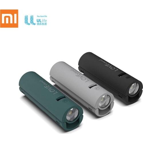 Xiaomi Ullife LED Flashlight 3000mAh Mobile Power USB Multi-function Brightness Torch Power Bank Portable Lighting With handle