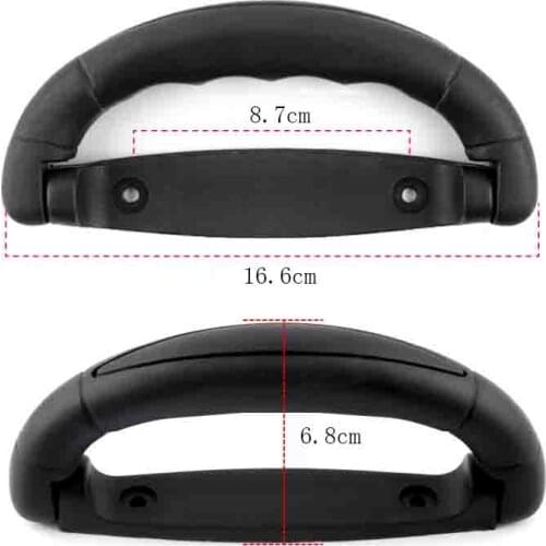 1 pc High Quality Black Replacement Spare Luggage Suitcase Case Box Pull Plastic Carrying Handle Suitcase Accessories Wholesale