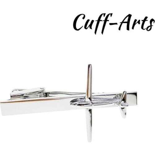 Tie Clip Glider Aeroplane Tie Bar Clip Gift for Men Tie Bar Jewelry By Cuffarts T10053