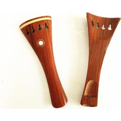 1 pcs 4/4 rosewood Violin Tailpiece fixed Fine Tuners Tail Gut, Violin Accessories