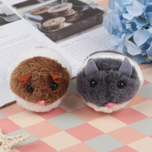 1pc Cute Pet Plush Toy Shake Movement Mouse Funny Plush Little Mouse Toy Gift