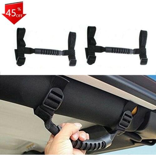 1pcs Grab Handles Roll Bar Grip Handles for Heavy Duty Grab Handles Still Fit for Jeep Wrangler JK YJ TJ 1987-2016 Grips Holder