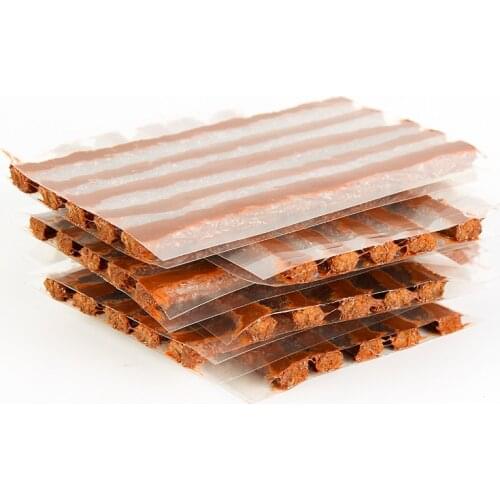 10Pcs Tubeless Tire Repair Strips Stiring Glue for Tyre Puncture Emergency Car Motorcycle Bike Tyre Repairing Rubber Strips