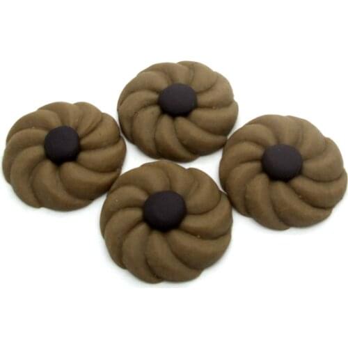 20Pcs Coffee Cookies Cake Decoration Crafts Bead Frame Flatback Cabochon Scrapbook Kawaii DIY Embellishments Accessories