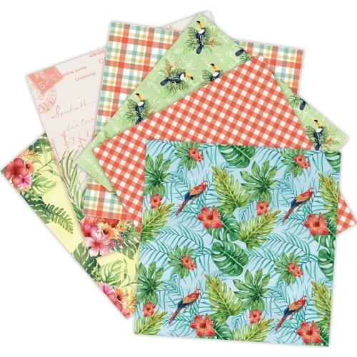 24Pcs/Lot Pineapple Material Papers DIY Scrapbooking Album Diary Gift Decorative Paper Scrapbooking Paper