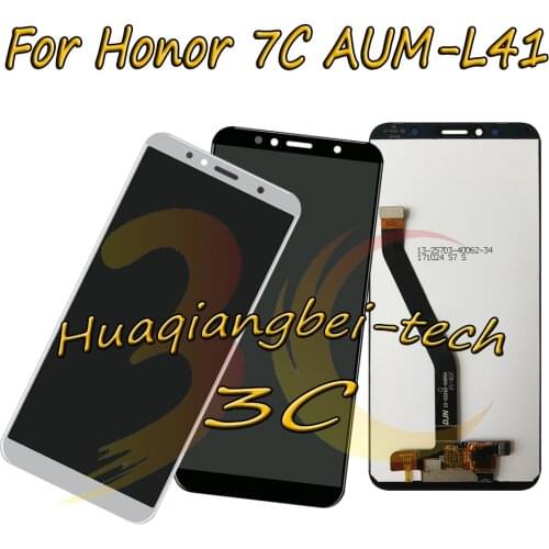 5.7'' New For Huawei Honor 7C AUM-L41 Full LCD DIsplay + Touch Screen Digitizer Assembly White / Black / Gold 100% Tested