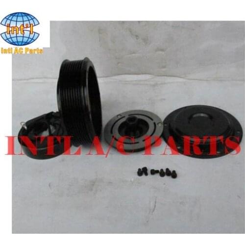 Auto air conditioning ac compressor clutch pulley for 10PA17C Excavator 12V 8PK 145.8/139.7mm