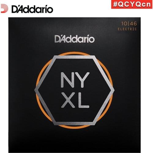 D'Addario NYXL1046 American Made Nickel Wound Electric Guitar Strings, Regular Light, 10-46