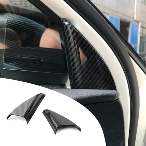 Car A-Pillar Decorative Cover Stickers Triangular Frame Cover for Mercedes-Benz A-Class W177 A200 A220 A250 2019