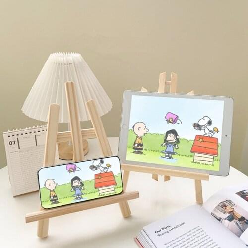 CuteLife Nordic INS Wooden Foldable Storage Shelf Kitchen Tool Room Organizer Shelf Home Office Accessories Phone Stand Shelf