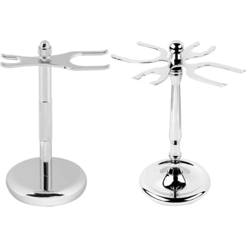 Stainless Steel Razor Holder, Shaving Brush Holder, Shaving Tool Accessories, Razor Brush Holder 15.3X7cm