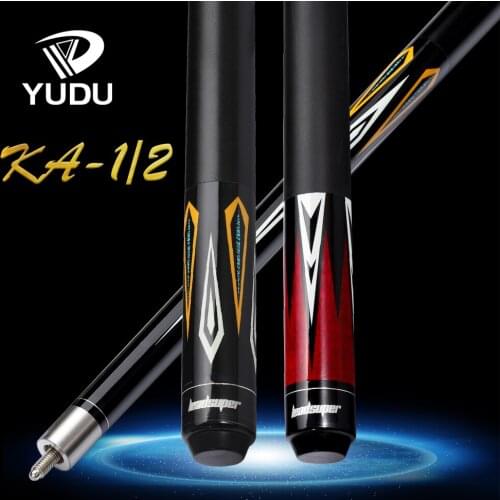 Leadsuper KA1-2 Pool Cue 13mm Tip Selected Hard Maple Shaft Litchi Grain Grap Professional Billiard Cue Inlay Pattern