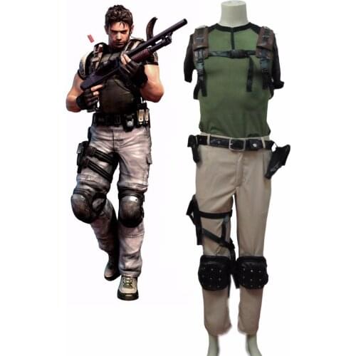 Classic Chris Cosplay Costume Custom Made Full Set for Men Any Size Can Be Made
