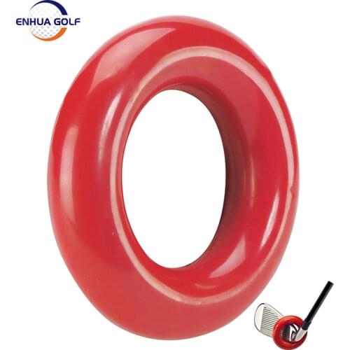 Golf Swing Weight Ring Warm Up Donut Training Aids Practice for Golf Clubs Metal Round Power Weighted Official Black Red Colors