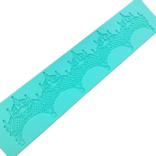 Silicone Lace Mold Swag Big Size Cake Decoration Fondant Cake 3D Mold Food Grade Silicone Mould K778
